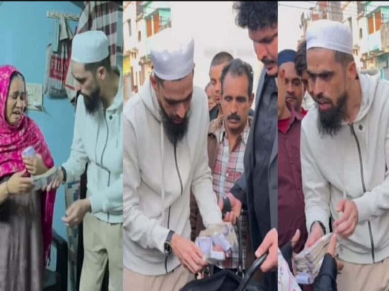 *Nainital” पुलिस ने बनभूलपुरा में “अल्लाह ने भेजा” कह कर नोटों की गड्डियां बांटने वाले हैदराबाद के शख्स को वीडियो वायरल होने के बाद किया गिरफ्तार…*