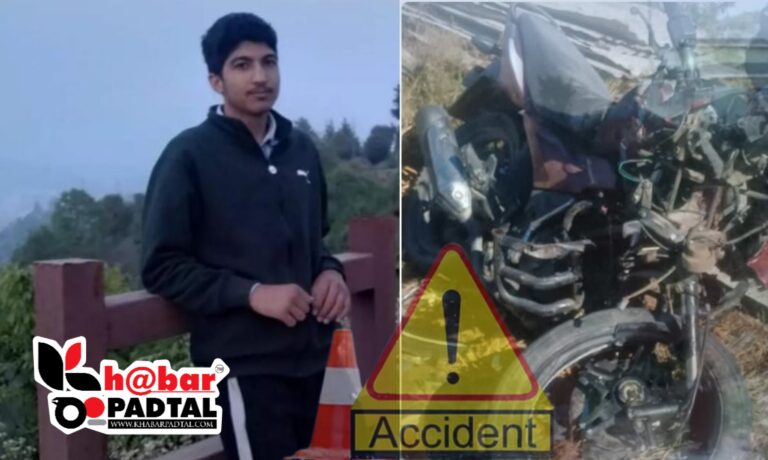 *”दर्दनाक हादसा” डंपर और बाइक की हुई भिड़ंत” छात्र की मौके पर ही मौत।*
