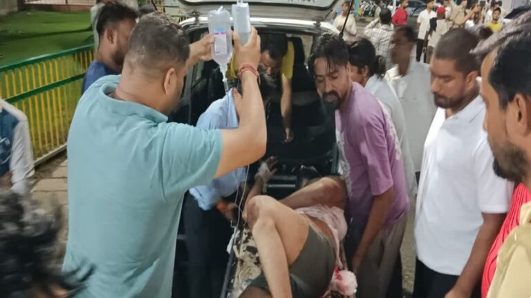 बिरला स्कूल के पीछे फायरिंग और पथराव से हड़कंप, तीन युवक घायल