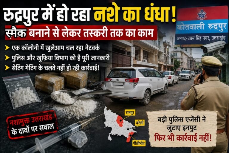 नशे का कथित कारोबार: निर्माण से तस्करी तक नेटवर्क पर उठे सवाल?